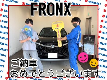 ご紹介【フロンクス】ご納車おめでとうございます!!